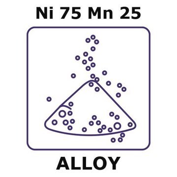 Nickel-manganese alloy, Ni75Mn25 powder, 45micron max. particle size, atomized, 50g