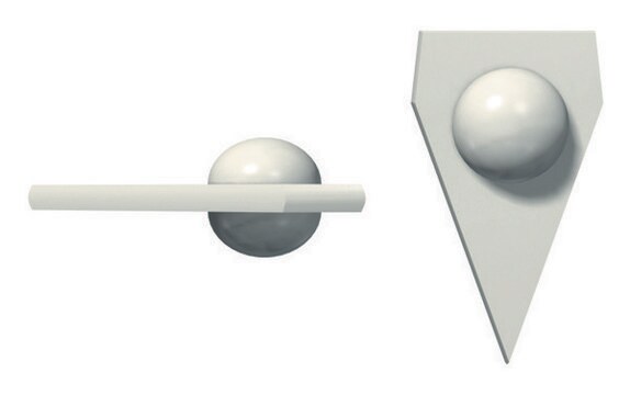 Magnetisches Rührstäbchen for use with For 0.1-2.0mL vessels, pkg of 6&#160;ea, PTFE