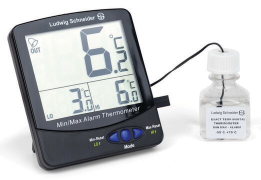 Digital Exact-Temp Min/Max bottle thermometer Ice Point