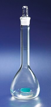 PYREXPLUS&#174; volumetric flask, with protective coating, Pyrex&#174; stopper capacity 2,000&#160;mL