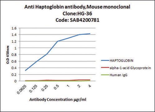 Przeciwciało przeciw haptoglobinie, mysie monoklonalne clone HG-36, purified from hybridoma cell culture