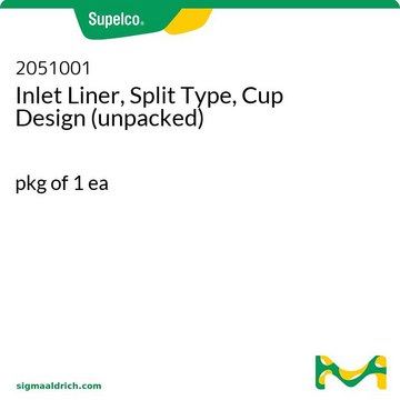 Inlet Liner, Split Type, Cup Design (unpacked) pkg of 1&#160;ea