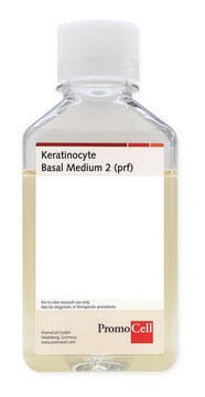 Pożywka do wzrostu keratynocytów 2 Basal Medium, phenol red-free, 500 ml