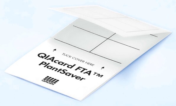 Tarjetas QIAcard&#8482; FTA&#8482; PlantSaver 4 sample areas per card, pkg of 100&#160;ea