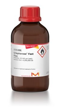 Q Sepharose&#8482; 快速流动 preswollen, 45-165&#160;&#956;m (wet), exclusion limit ~4,000,000&#160;Da