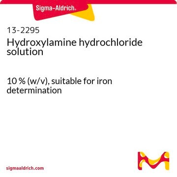 Hydroxylamine hydrochloride solution 10&#160;% (w/v), suitable for iron determination