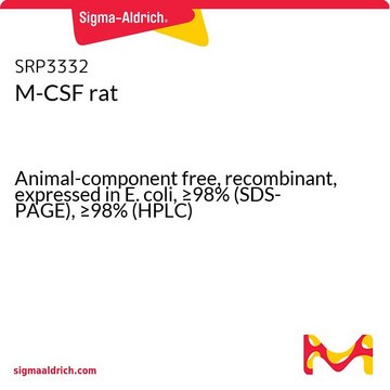 大鼠 M-CSF Animal-component free, recombinant, expressed in E. coli, &#8805;98% (SDS-PAGE), &#8805;98% (HPLC)