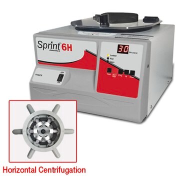 Benchmark Sprint 6H Plus Clinical Centrifuge with swing out rotor to hold, 6 x 10 mL, AC/DC input 115 V