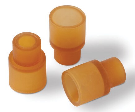 Pigment free, Filler free Sleeve Stopper Septa bottom I.D. × O.D. 4.2&#160;mm × 10.7&#160;mm