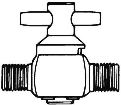 Zawór 2-drogowy, 1/4 x 1/4 cala. NPTM Beer, Bottled Water, Cosmetics, Pharmaceutical Products Analysis, Bioburden Testing, Water Monitoring