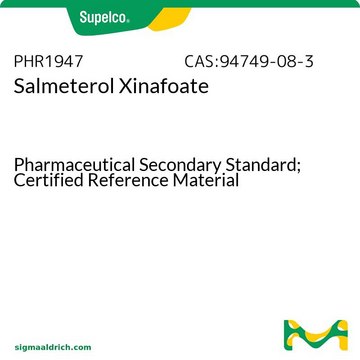 サルメテロール キシナホ酸塩 Pharmaceutical Secondary Standard; Certified Reference Material