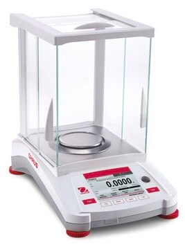 Ohaus&#174; Adventurer&#174; Analytical Balance Model AX224, weighing capacity 220&#160;g, resolution: 0.0001&#160;g, AC/DC input 110 V, US 3-pin plug (North America)