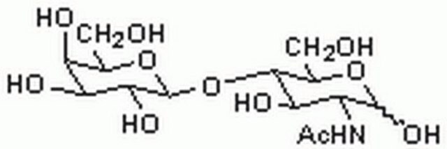 N-乙酰乳糖胺 A substrate for galactosidases, fucosyltransferases, and sialyltransferases. Useful as a lectin inhibitory sugar.