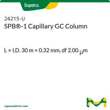 Colonne capillaire SPB&#174;-1 pour GC L × I.D. 30&#160;m × 0.32&#160;mm, df 2.00&#160;&#956;m