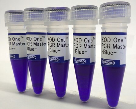 KOD One&#8482; PCR Master-Mix -BLAU- Ready-to-use 2X hot-start PCR master mix with a modified KOD DNA polymerase optimized for ultra-fast and convenient high-fidelity PCR