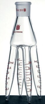 Synthware&#8482; cow type graduated distillation receiver joint: ST/NS 14/20