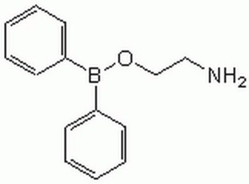 二苯基硼酸-2-氨基乙酯 A cell-permeable modulator of Ins(1,4,5)P3-induced Ca2+ release.