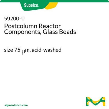 Postcolumn Reactor Components, Glass Beads size 75&#160;&#956;m, acid-washed