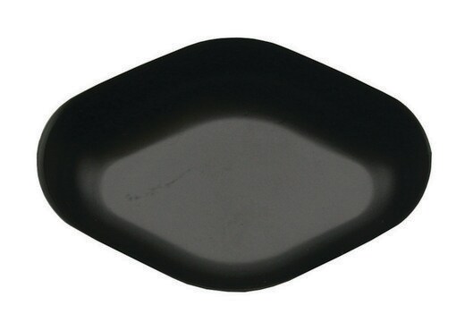 Diamond shaped weigh boats polystyrene, volume 25&#160;mL, black