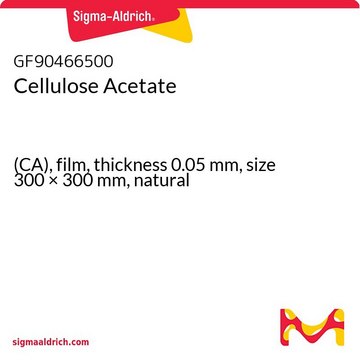 Cellulose Acetate (CA), film, thickness 0.05&#160;mm, size 300 × 300&#160;mm, natural