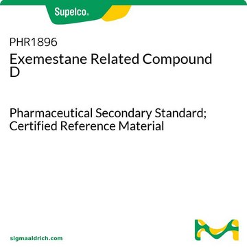 Związek D związany z eksemestanem Pharmaceutical Secondary Standard; Certified Reference Material