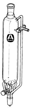 Aldrich&#174; addition funnel with stopcock on pressure-equalization arm capacity 2&#160;L, joint: ST/NS 24/40