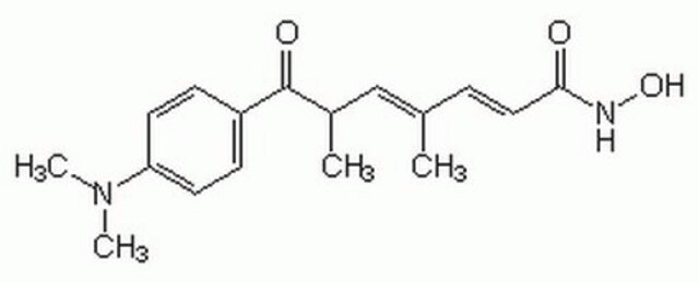 Trichostatin A, Streptomyces sp., CAS-Nr. 58880-19-6, Calbiochem A potent and reversible, cell-permeable inhibitor of histone deacetylase.