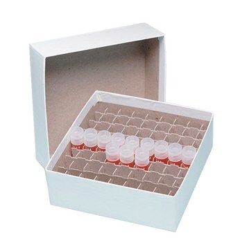 Freezer box W × L 2&#160;in. × 2&#160;in., to hold, 100&#160;tube(s)