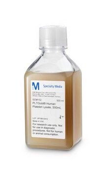 Lisado de plaquetas humanas PLTGold&#174; Heparin-free Human Platelet Lysate (hPL) for Mesenchymal Stem Cell Culture. 500ml.