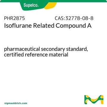 Isofluran-verwandte Verbindung&nbsp;A pharmaceutical secondary standard, certified reference material