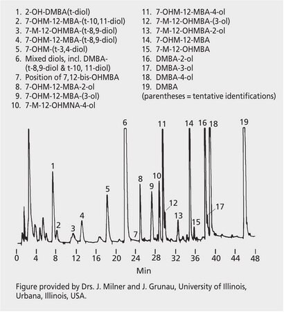 Metabolite von 7,12-Dimethylbenz[a]anthracen application for HPLC