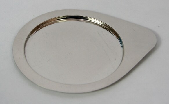 Platinum evaporating dish lid Fits 100 mL dish