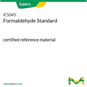 ホルムアルデヒド標準品 certified reference material