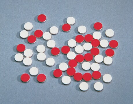 隔垫 for cap size 15 mm, PTFE/red rubber