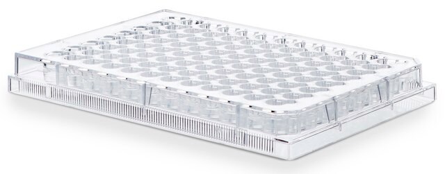 Millicell&#174; Microwell Plates 600 &#181;m U-bottom 96-well Hydrogel Plates, 5 pack, lid, skirt, Organoid and Spheroid Culture