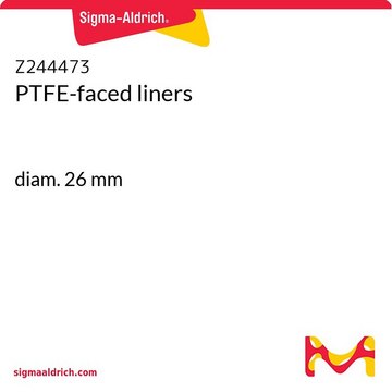 PTFE-faced liners diam. 26&#160;mm