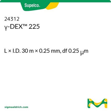 &#947;-DEX&#8482;&nbsp;225 L × I.D. 30&#160;m × 0.25&#160;mm, df 0.25&#160;&#956;m