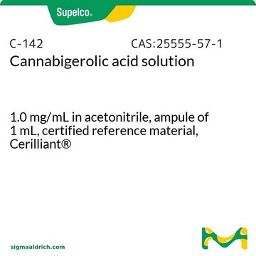 Cannabigerolic acid solution 1.0&#160;mg/mL in acetonitrile, ampule of 1&#160;mL, certified reference material, Cerilliant&#174;