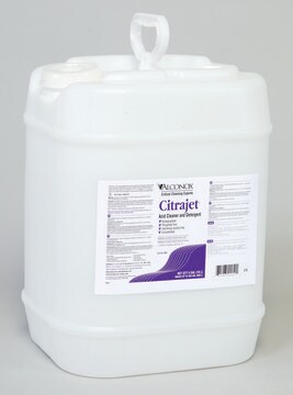 Citrajet&#174; detergent, low foam liquid acid cleaner pkg of 19&#160;L Jerrycan