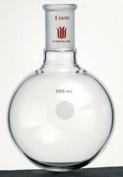 Synthware&#8482; single-neck round-bottom flask 1000 mL, joint: ST/NS 24/40