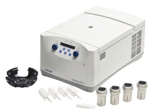 Eppendorf&#174; Centrifuge 5702 R G incl. rotor A-4-38 and 13/16 mL adapters, AC/DC input 230 V, 50 - 60 Hz