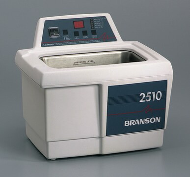 Bransonic&#174; ultrasonic cleaner Branson 2510EDTH, AC/DC input 220 V AC, tank capacity 2.8&#160;L, with digital timer/degas &amp; temp. monitor