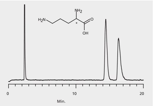 HPLCによるオルニチンエナンチオマーの分析、CHIROBIOTIC&#174; T application for HPLC