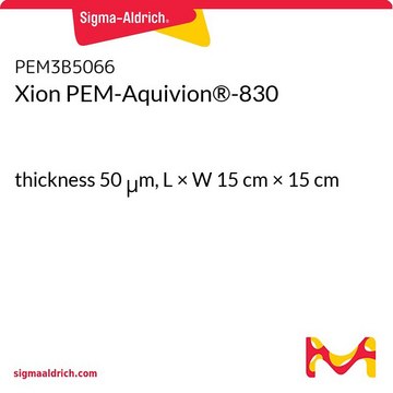 Xion PEM-Aquivion&#174;-830 thickness 50&#160;&#956;m, L × W 15&#160;cm × 15&#160;cm