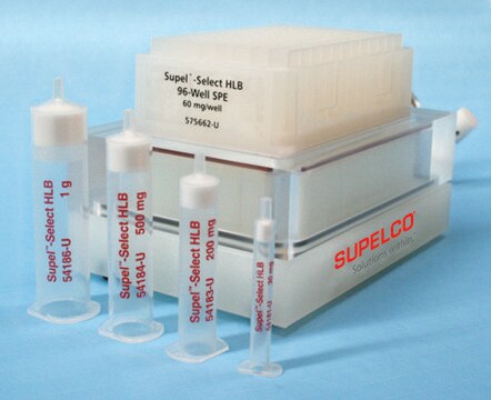 Supel&#8482;-Select HLB SPE Tube bed wt. 1&#160;g, volume 20&#160;mL, pk of 20