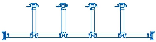 Mobius&#174; Essential Assembly Tubing AseptiQuik&#174; G Connector Manifold Tubing Assembly