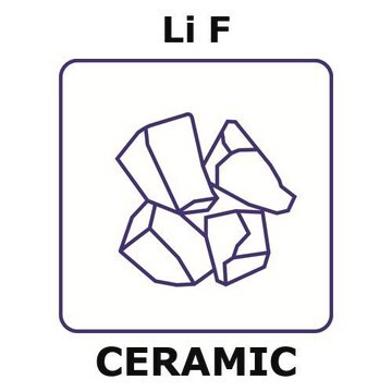 Lithium fluoride lump, 10&#160;mm max. lump size, weight 10&#160;g, high purity 99.995%