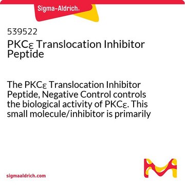 PKC&#949; Translocation Inhibitor Peptide The PKC&#949; Translocation Inhibitor Peptide, Negative Control controls the biological activity of PKC&#949;. This small molecule/inhibitor is primarily used for Phosphorylation &amp; Dephosphorylation applications.