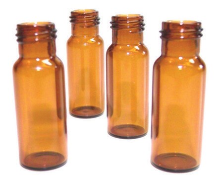 認証バイアルキット、低吸着 (LA)、2 mL、100本入り volume 2&#160;mL, amber glass vial (with marking spot), natural PTFE/silicone septa, thread for 9 mm