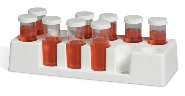 Scienceware&#174; vial, bottle, and tube rack Holds 12 x 33 mm tubes